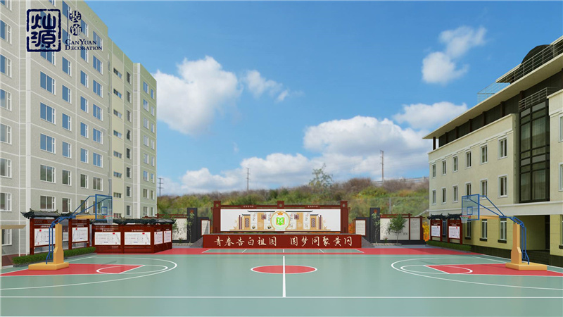 中學生食堂裝飾設(shè)計效果圖