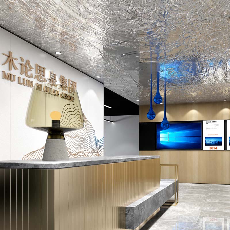 “水生萬物生，定制造型+專屬墻體文化設(shè)計”——木倫思集團南寧辦公室設(shè)計裝修案例-燦源裝飾